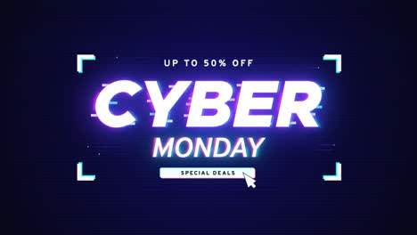 An-animation-of-a-Glitch-cyber-monday-offer-banner