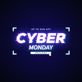 Eine-Animation-Eines-Glitch-Angebotsbanners-Für-Den-Cyber-Monday