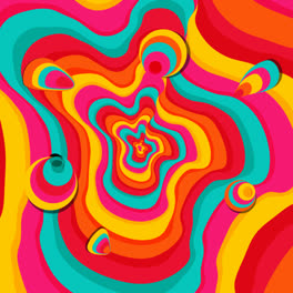 An-animation-of-a-Psychedelic-groovy-background