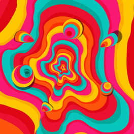 An-animation-of-a-Psychedelic-groovy-background