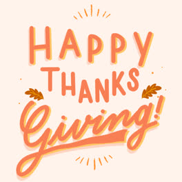 An-animation-of-a-Happy-thanksgiving-lettering