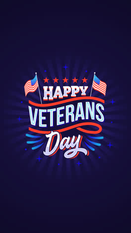 An-animation-of-a-Gradient-veterans-day-lettering