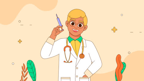 An-animation-of-a-Hand-drawn-doctor-cartoon-illustration