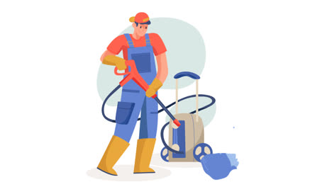 An-animation-of-a-Hand-drawn-power-washing-cartoon-illustration