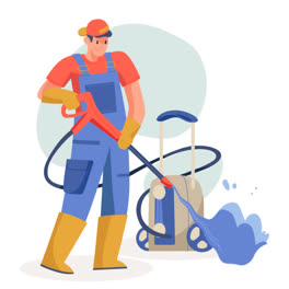 An-animation-of-a-Hand-drawn-power-washing-cartoon-illustration