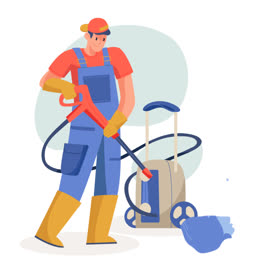 An-animation-of-a-Hand-drawn-power-washing-cartoon-illustration