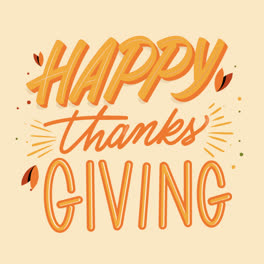 An-animation-of-a-Happy-thanksgiving-lettering