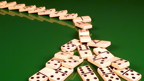 Domino-Effect-Illustrating-the-Chain-Reaction-of-Economic-Collapse,-High-Unemployment,-Business-Failures,-and-Stocks-Crashing-in-a-Bear-Market-Economy