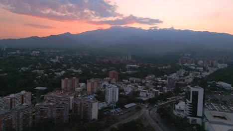 Aerial-View-Ciudad-Jardin-at-Sunset