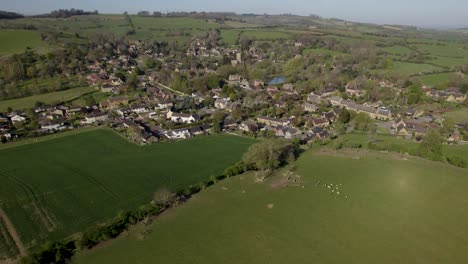 Ilmington-Village-North-Cotswolds-Spring-Aerial-Landscape-Colour-Graded