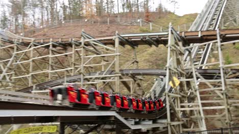 Riders-experience-the-thrill-of-acceleration-while-being-launched-on-roller-coaster-up-steep-hill