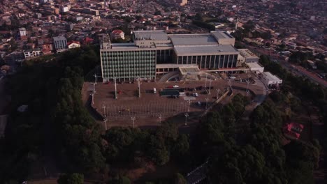 4k-Aerial-front-view-of-Congress-Hall-Yaound?