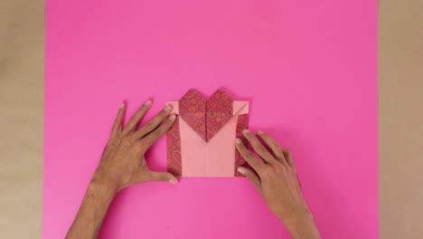 Papel-De-Origami-Decorativo-Plegable-En-Forma-De-Corazón-Para-El-Día-De-San-Valentín