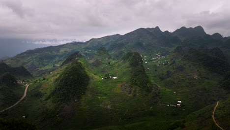 Aerial-View-Of-Roads-And-Mountains-At-Ha-Giang-Loop-In-Northern-Vietnam