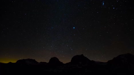 Time-lapse-or-timelapse-footage-of-a-starry-night-or-evening-sky-with-bright-stars