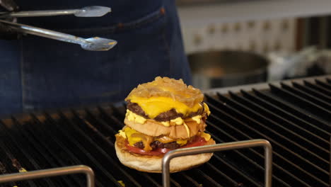 Stacked-to-Perfection:-Double-Cheeseburger-with-Caramelized-Onions