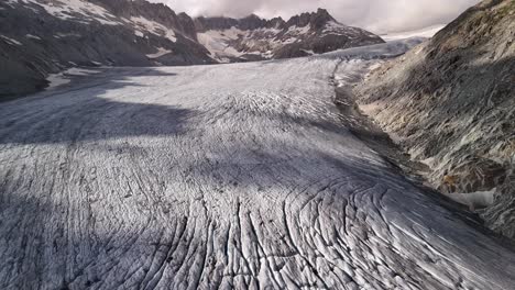 Swiss-Alps-Glacier-Rhone-alpine-river-source-deep-freeze-texture-Switzerland