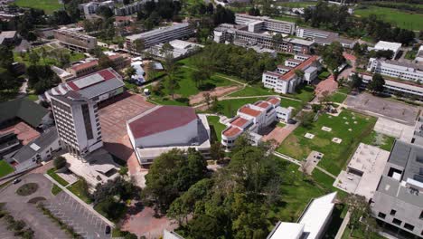 University-of-Colombia-Campus-Bogota,-Drone-Aerial-View