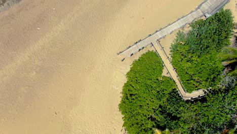 Isabela,-Puerto-Rico---A-Picturesque-View-of-the-Coastal-Road-and-Beach-Along-the-Coastline---Aerial-Drone-Shot