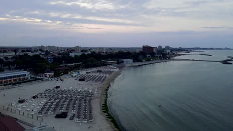 4k-cinematic-drone-stock-footage-of-a-beach-in-a-seaside-city-in-romania