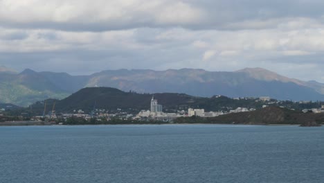 Panoramic-view-of-Noumea,-New-Caledonia