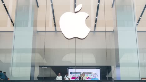 Customers-are-present-at-the-Apple-Store,-the-American-technology-giant,-in-Hong-Kong