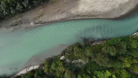 High-view-of-beautiful-river-with-clear-blue-water