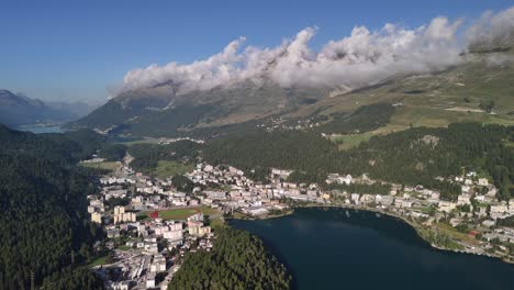 Rückansicht-Der-Wunderschönen-Aussicht-Auf-Den-Lake-St.