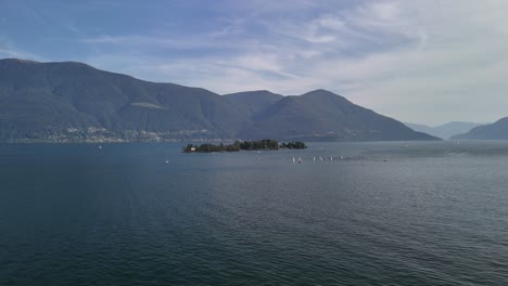 Forward-shot-of-Lake-Maggiore-on-the-island-of-Brissago