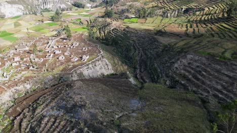 Aerial-view-of-terraced-river-valley-and-Uyo-Uyo-archeological-site