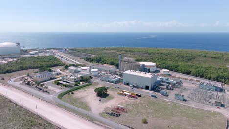 Aes-Andres,-private-port-for-distribution-and-storage-of-liquefied-natural-petroleum-gas,-Caucedo-peninsula-in-Dominican-Republic