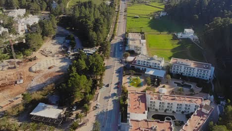 Drone-on-Ibiza-flying-over-some-houses-by-the-beach