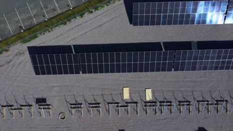 Solar-panels,-strategically-positioned-to-capture-the-sun's-rays,-stand-as-a-symbol-of-renewable-energy-and-a-sustainable-future