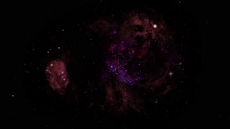 Interstellar-flight-seamless-loop-nebula