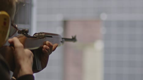 Beautiful-slow-motion-of-M1-carbine-being-fired-on-rifle-range
