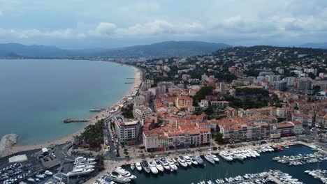 Aerial-view-Le-Suquet-in-Cannes