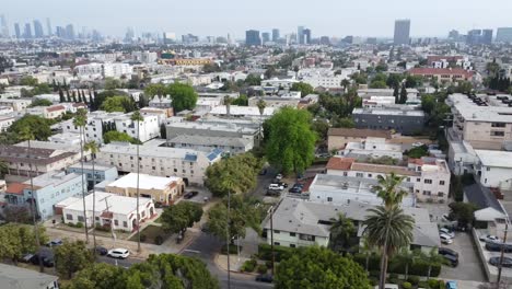 Luftaufnahme-Des-Stadtteils-Los-Angeles