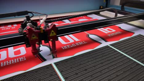 Laser-Cutting-Machine-for-Fabric,-Textile-and-Garment-working-on-Sports-Shirts