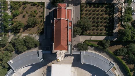 Aerial-view-of-Sanctuary-of-Fatima,-Portugal