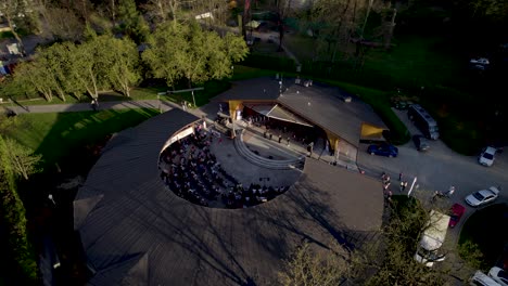 Aerial-Shot-of-Outdoor-Concert-Venue-during-Musicians-Performance