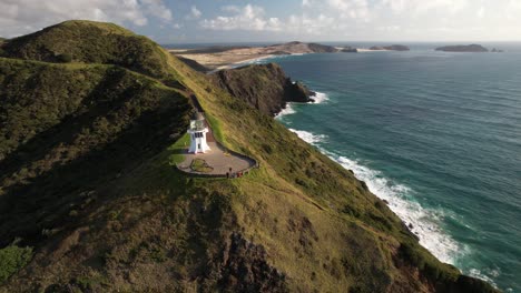 Spectacular-Cape-Reinga-Lighthouse-on-New-Zealand-coastal
