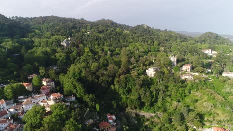 National-Park-of-Sintra-in-Portugal-Aerial-View