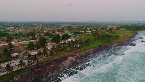 Located-in-the-historical-town-of-Elmina,-Ghana-West-Africa