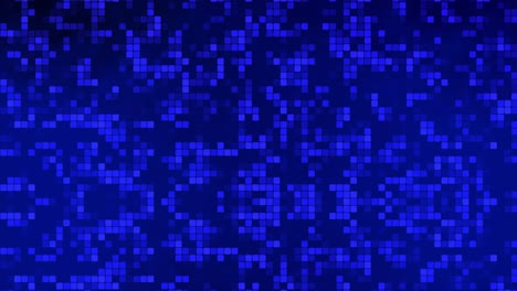 Der-Animierte-Blaue-Digitale-Hintergrund-Mit-Quadratischer-Schleifentechnologie-Erscheint-Und-Verschwindet-In-Einer-Schleife