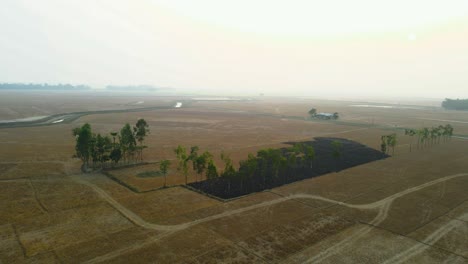 Drone-footage-captures-aerial-view-of-dry-farm-land