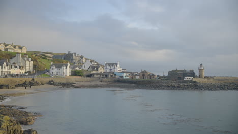 Harbour-area-in-small-town-Portpatrick-in-Dumfries-and-Galloway-Scotland