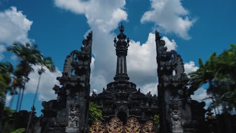 Hyperlapse-of-Bajra-Sandhi-Monument-in-Bali,-Indonesia