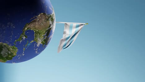 Bandera-Del-Orgullo-Demiboy-Sobre-Fondo-Azul-Vertical