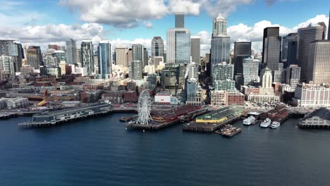Seattle-Waterfront-and-Cityscape-Skyline