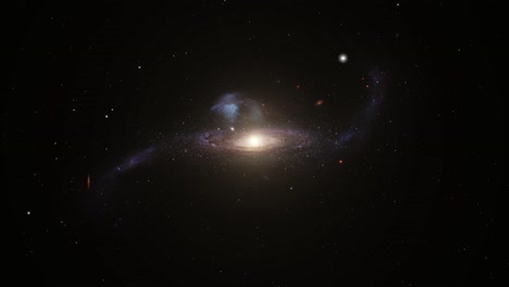 4k-La-Galaxia-De-La-Vía-Láctea-Y-Miles-De-Millones-De-Estrellas